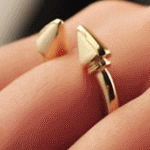 A46291 Silver arrow korean wholesale tiny ring accessories