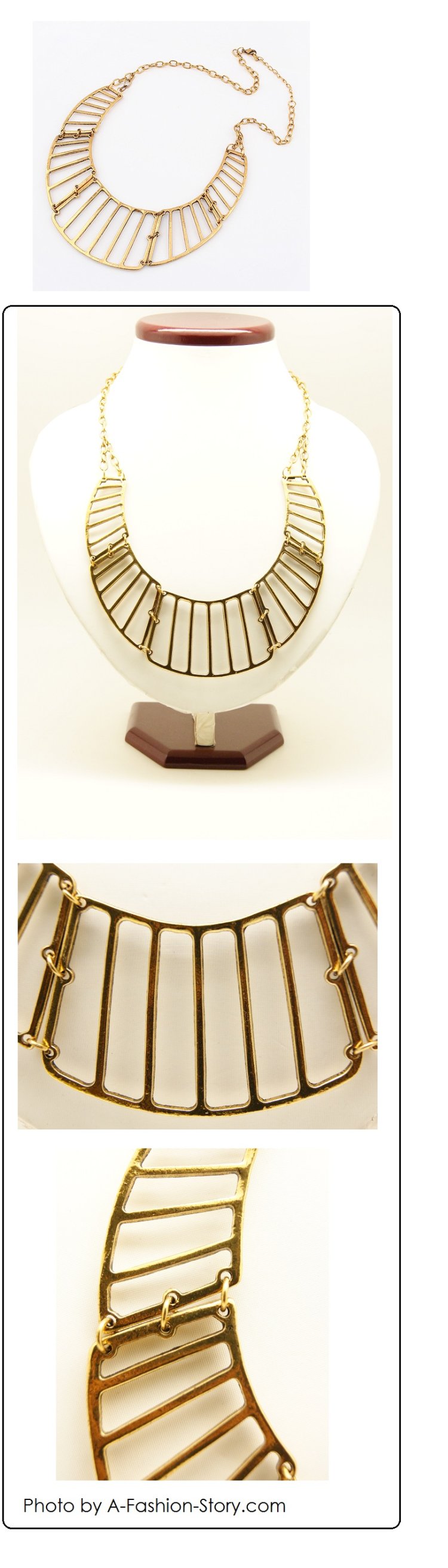 P92111 Chunky choker necklace wholesale online malaysia blogshop