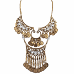 P116390 Vintage elegance korean statement necklace malaysia - Click Image to Close