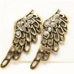 P81289 Vintage bead wings fashion korea earstuds wholesale