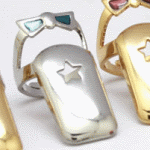A42669 Silver colour fashion fingernail korea malaysia ring